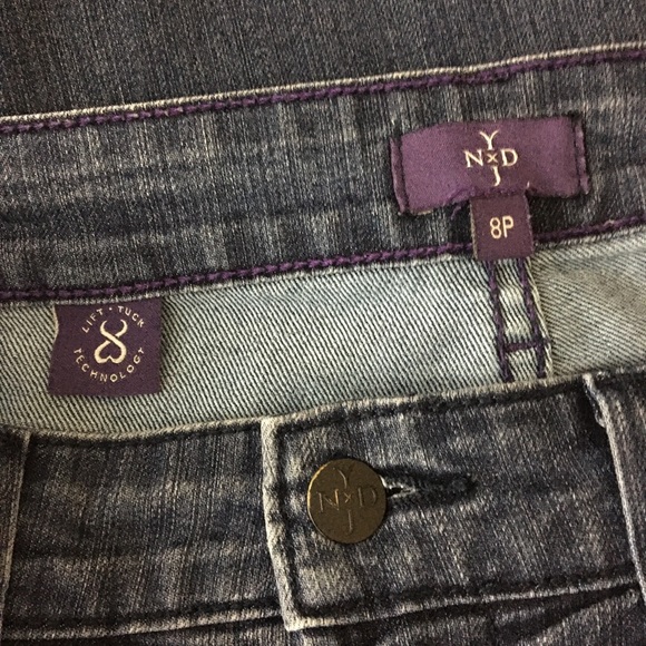 NYDJ Jeans Womens 8P Blue Lift & Tuck Technology Skinny Jeans - Picture 2 of 8